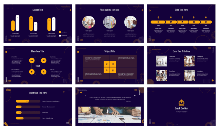 Consulting Free Presentation Template - Google Slides PowerPoint Theme