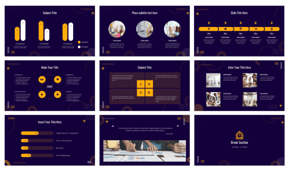 Consulting Free Presentation Template Google Slides PowerPoint Theme