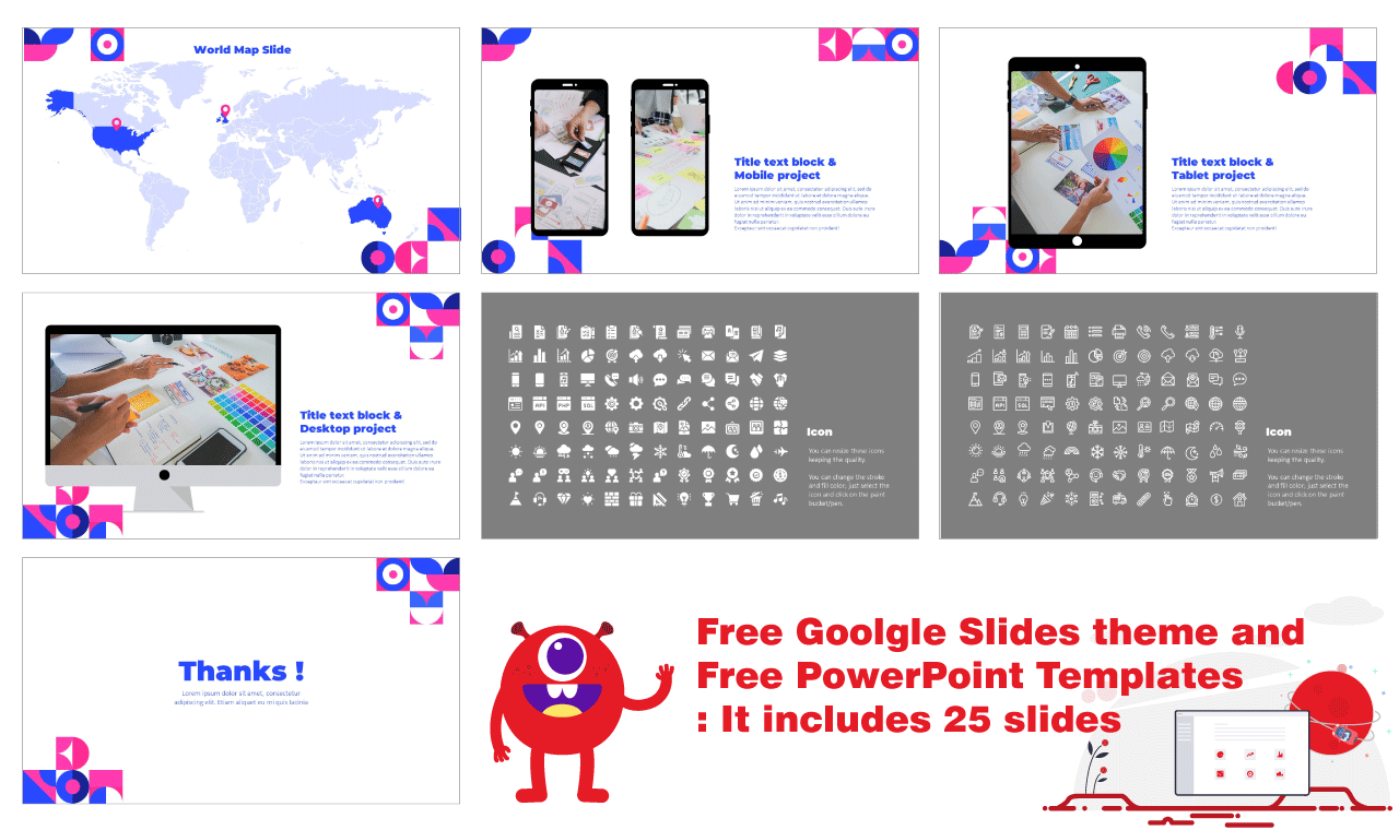 Geometric Graphic Design Presentation Background Google Slides theme PowerPoint template Free download