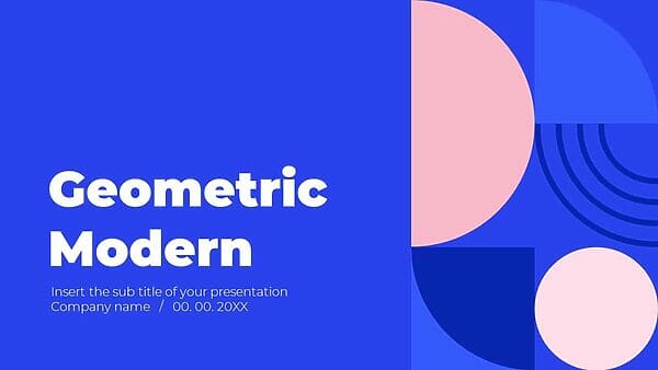 Geometric Modern Presentation Design Free PowerPoint Templates and Google Slides Themes