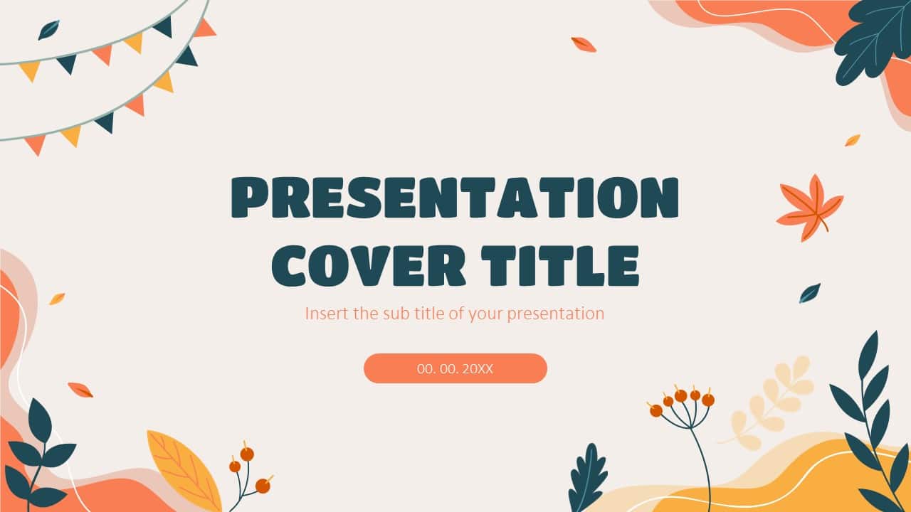 Event presentation - Free PowerPoint templates Google Slides theme