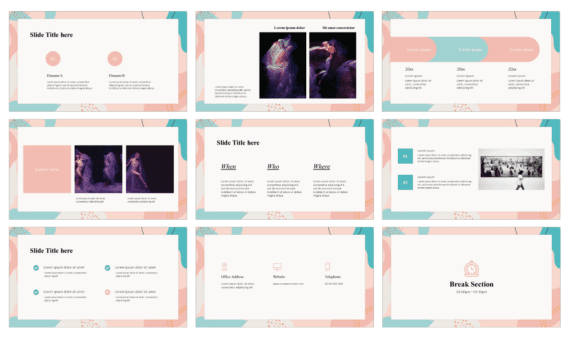 Serendipity Portfolio Presentation Template for Google Slides PowerPoint