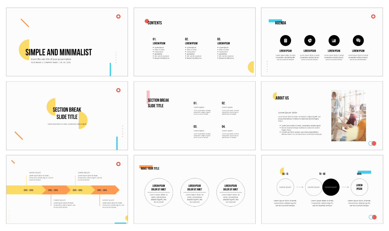 simple presentation templates