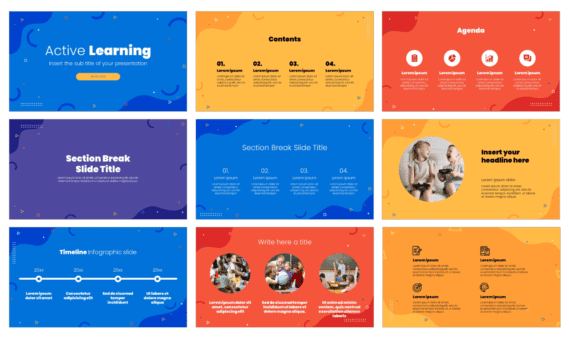 Active Learning Free Google Slides Theme And PowerPoint Template