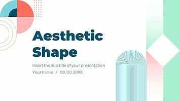 Aesthetic Shape Free PowerPoint Template and Google Slides Theme