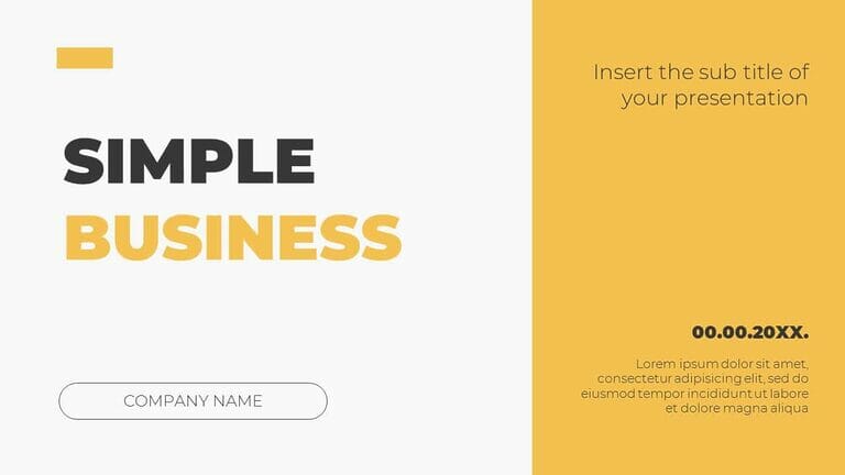 Business Presentation - Free PowerPoint Templates Google Slides Theme