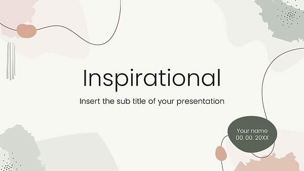 Inspirational Free PowerPoint Template and Google Slides Theme