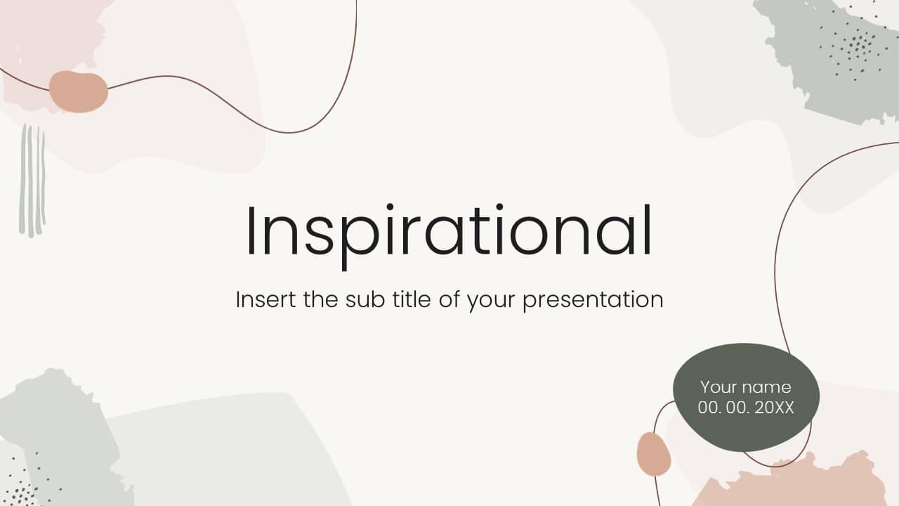 Inspirational Free Presentation Template - PowerPoint and Google Slides