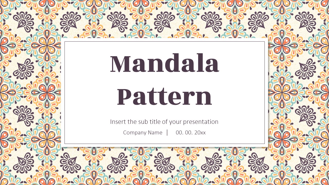 Mandala Free Google Slides Theme and PowerPoint Template