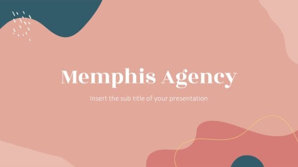 Memphis Agency Free PowerPoint Template and Google Slides Theme