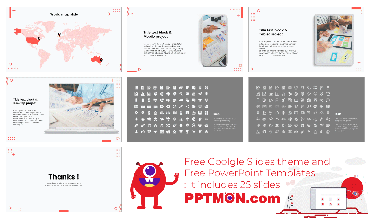 Newsletter Presentation background design Free PowerPoint Template Google Slides Theme