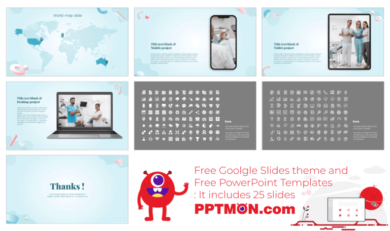 Dental Clinic Free PowerPoint Template And Google Slides Theme