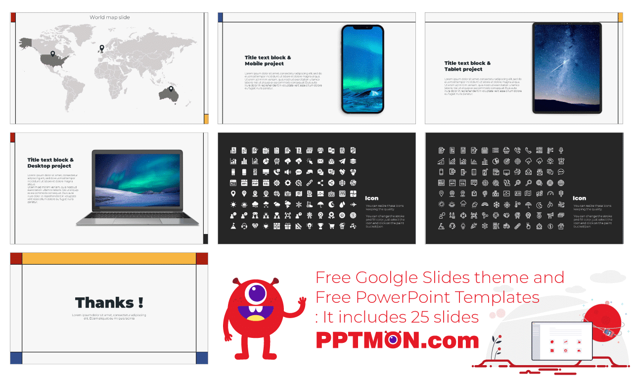 Design Lesson Presentation Background Free PowerPoint Template and Google Slides Theme
