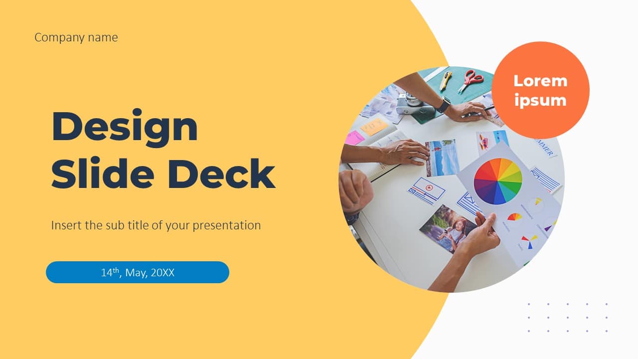 Design Slide Deck Free PowerPoint Template Google Slides Theme