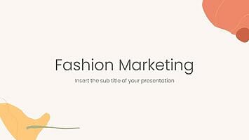 Fashion Marketing Free PowerPoint Template and Google Slides Theme