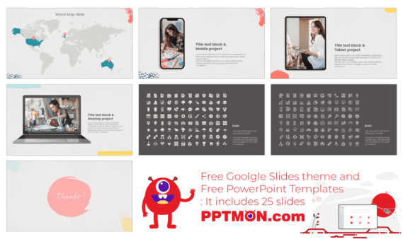 Fine Art Workshop Free PowerPoint Template and Google Slides Theme