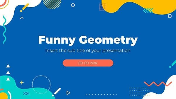 Funny Geometry Free PowerPoint Template and Google Slides Theme