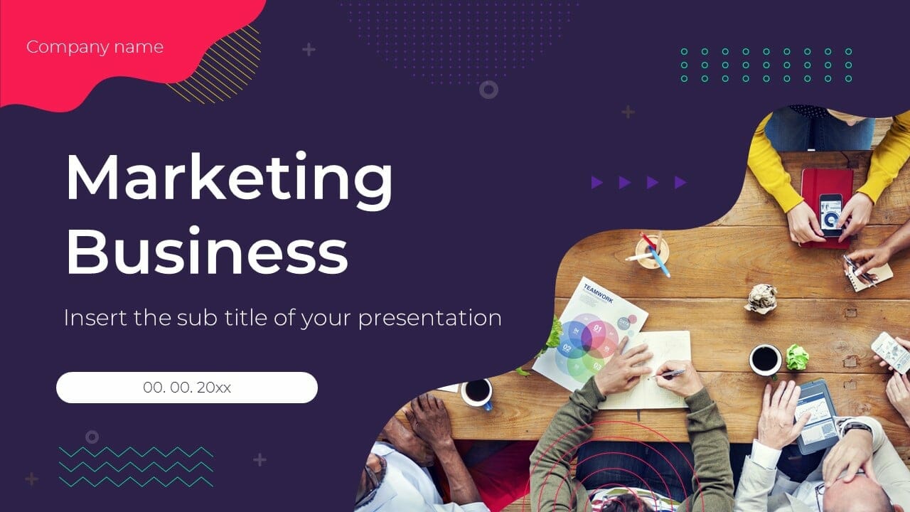 Marketing Business Free PowerPoint Template And Google Slides Theme