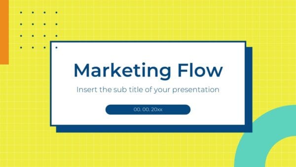 Marketing Flow Free PowerPoint Template and Google Slides Theme