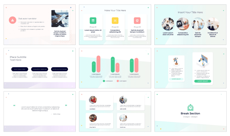 Online Meeting Free PowerPoint Template and Google Slides Theme