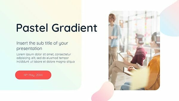 Pastel Gradient Free PowerPoint Template and Google Slides Theme