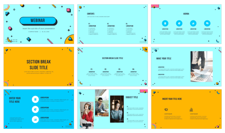 Webinar Free Google Slides Theme and PowerPoint Template