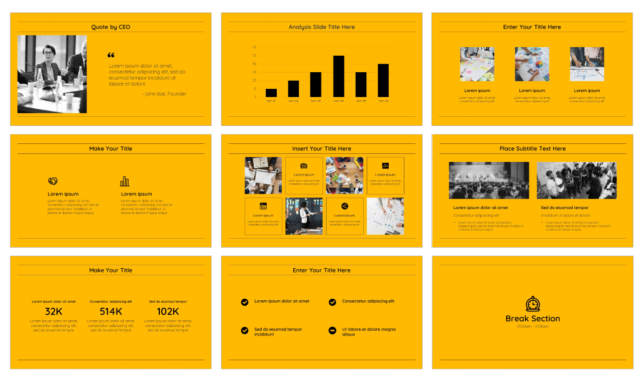 Daily Newsletter PowerPoint Template Google Slides Theme Free download