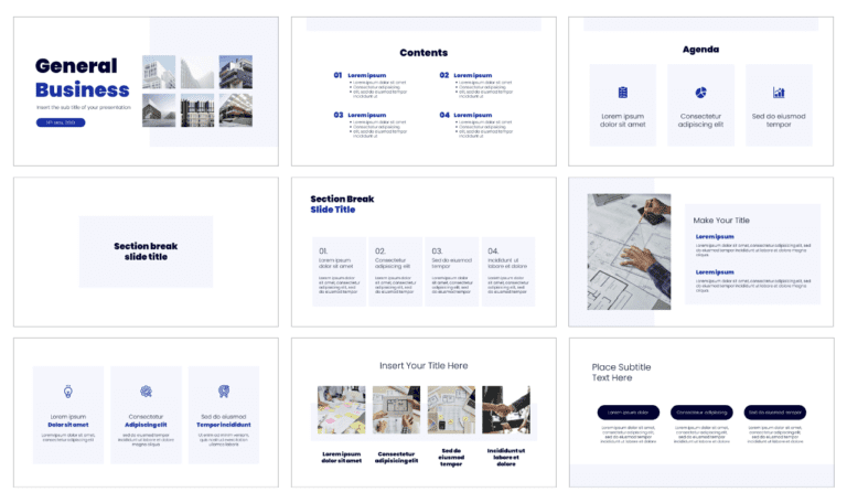 General Business Free PowerPoint Template and Google Slides Theme