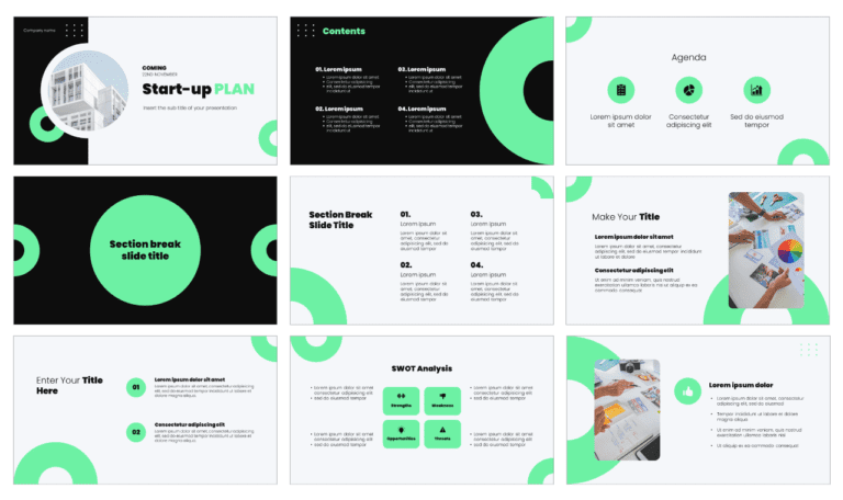 Start-up plan Free PowerPoint Template and Google Slides Theme