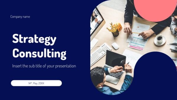 Strategy Consulting Free PowerPoint Template and Google Slides Theme