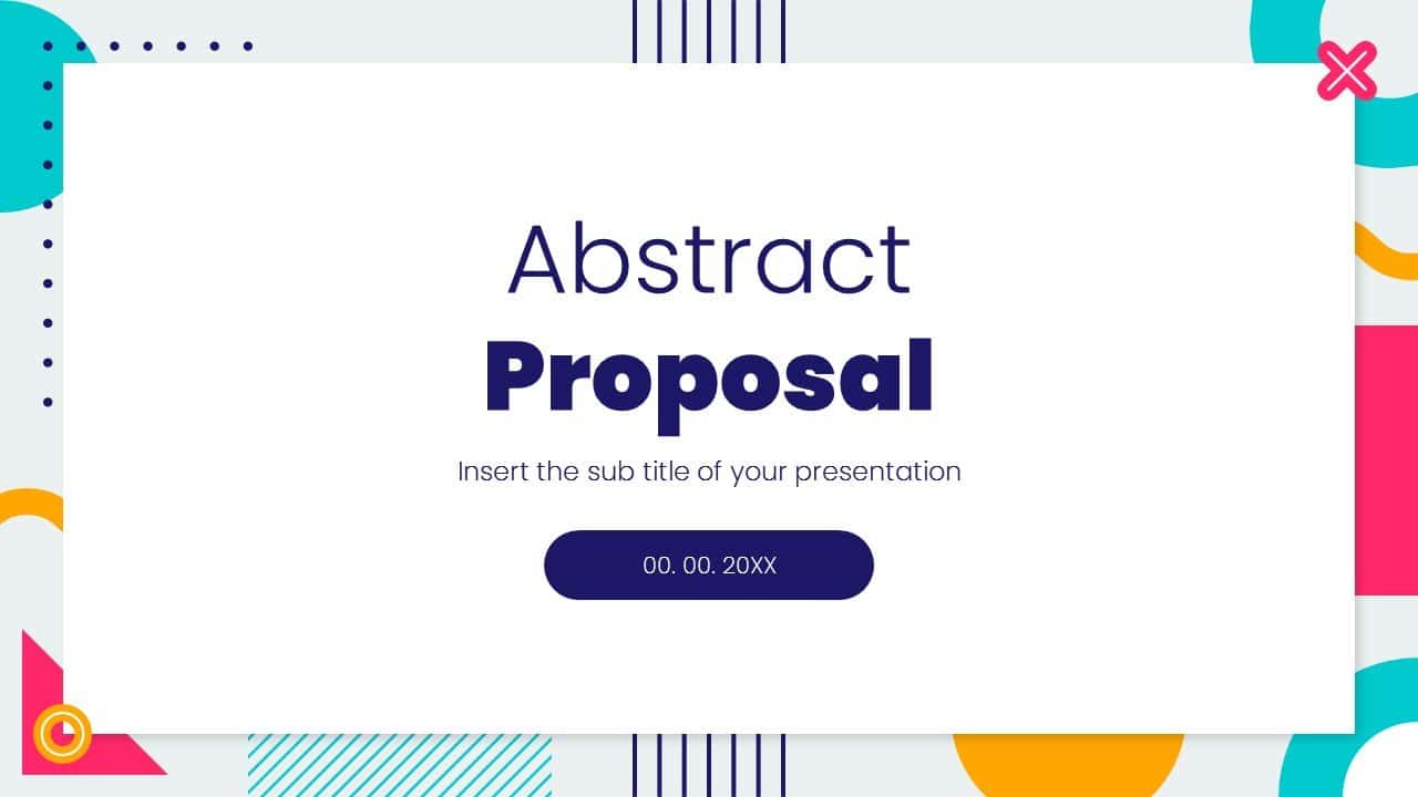 Abstract Proposal Free PowerPoint Template and Google Slides Theme