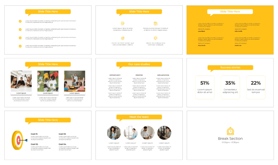 Brainstorm Activity Free PowerPoint Template and Google Slides Theme