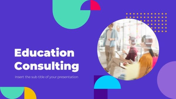 Education Consulting Free PowerPoint Template and Google Slides Theme