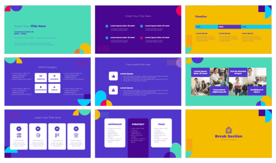 Education Consulting Free PowerPoint Template and Google Slides Theme