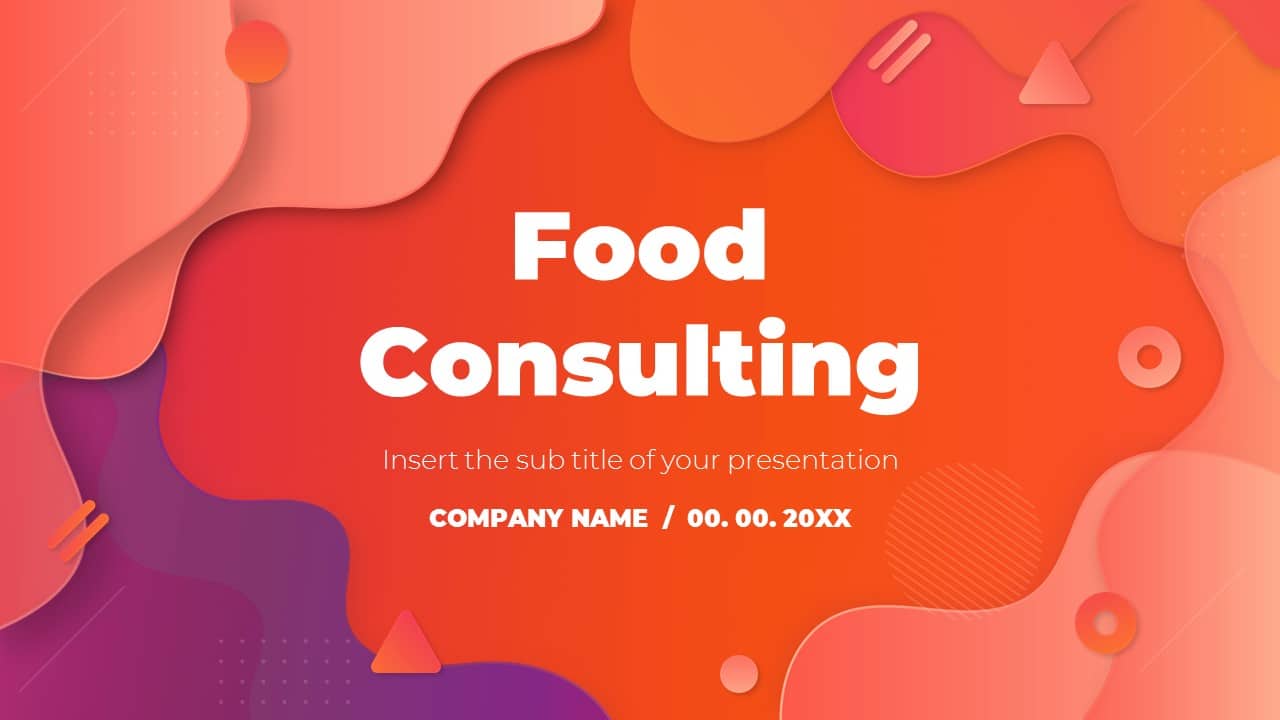 Food Consulting Free PowerPoint Template and Google Slides Theme