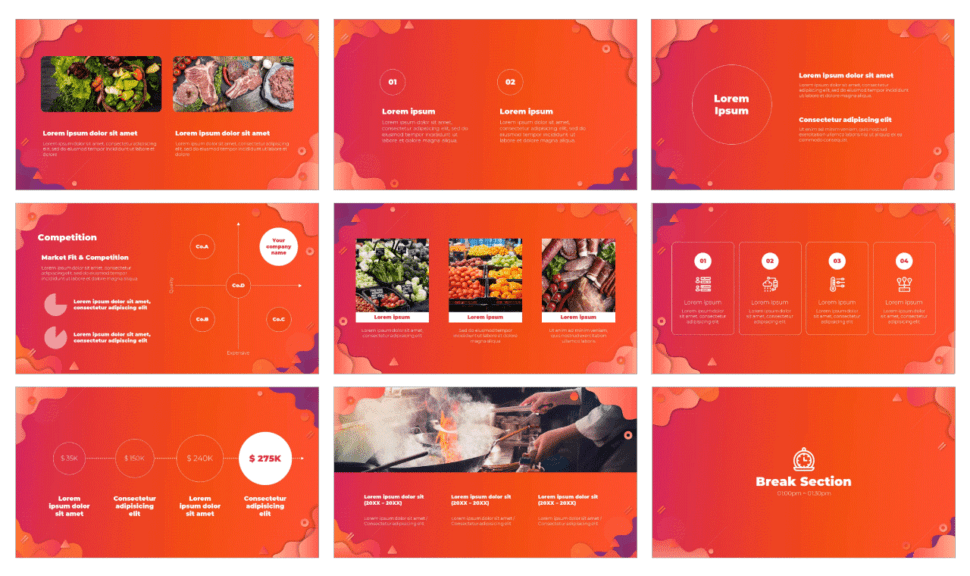 Food Consulting Free PowerPoint Template and Google Slides Theme
