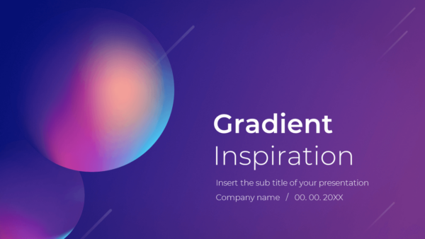 Gradient Inspiration Free PowerPoint Template and Google Slides Theme