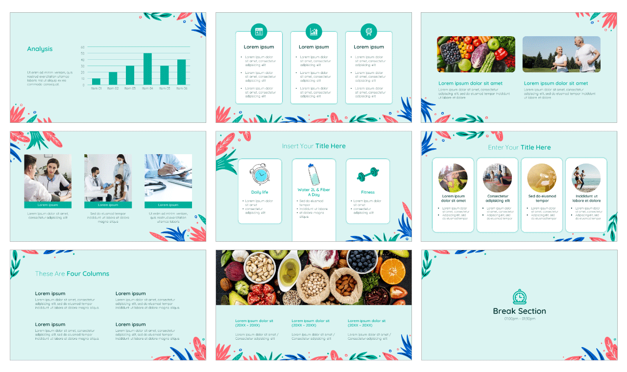 Health Day PowerPoint Template Google Slides Theme Free download