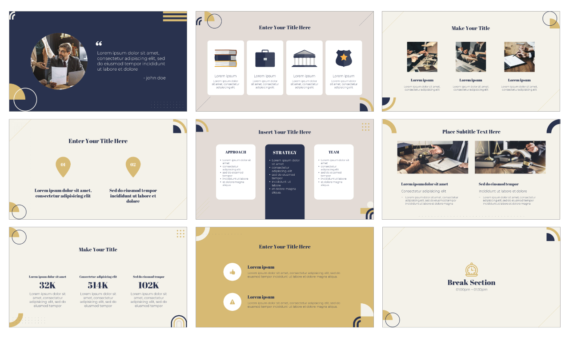 Law Firm Free PowerPoint Template and Google Slides Theme