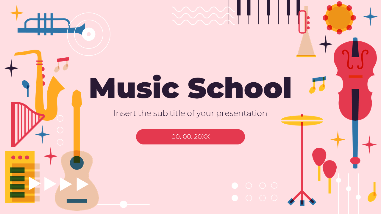 Google Slides Music Template