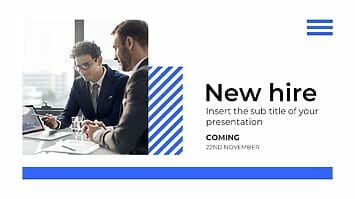 New hire Free PowerPoint Template and Google Slides Theme