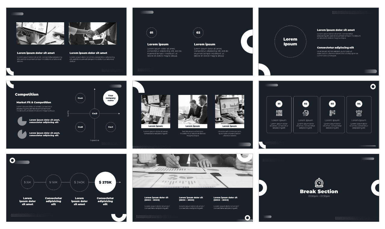Investor Presentation Template
