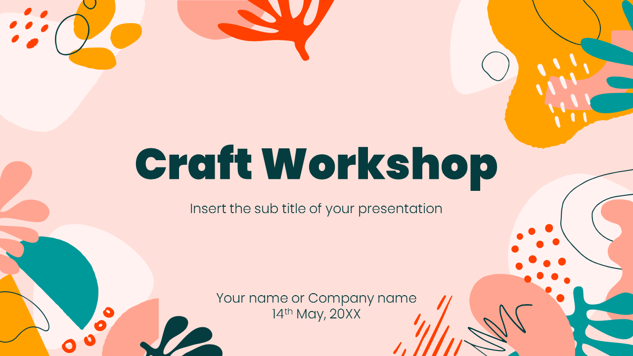 Craft Workshop Free PowerPoint Template and Google Slides Theme