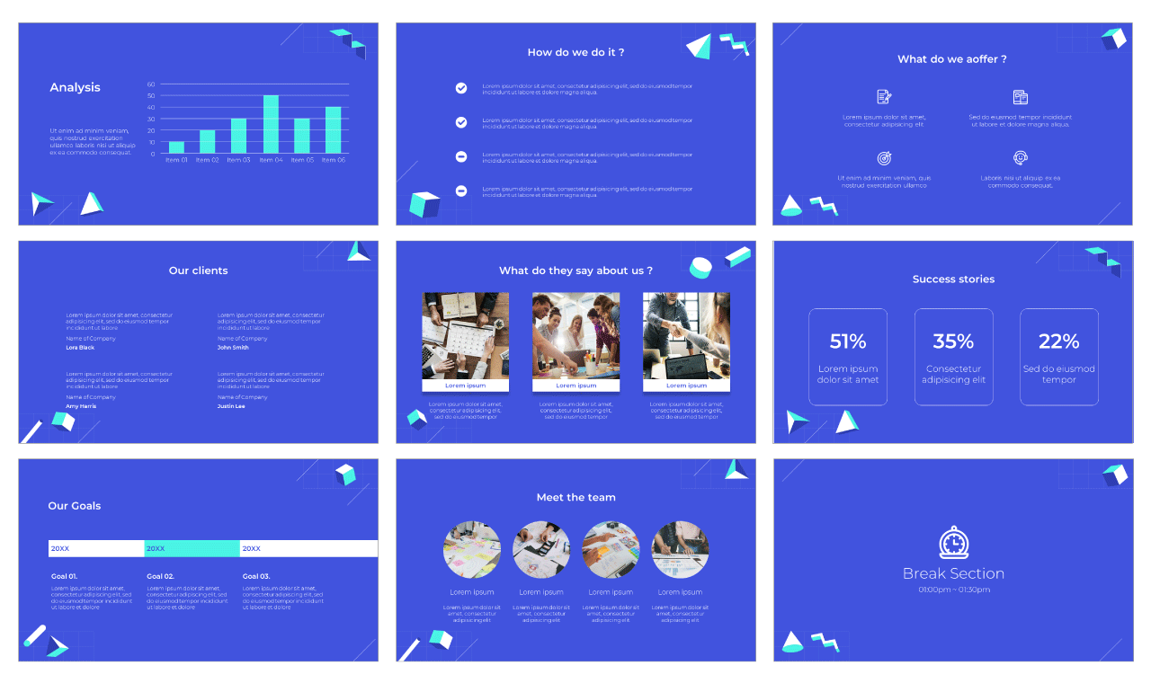 Online Retail PowerPoint Template Google Slides Theme Free download