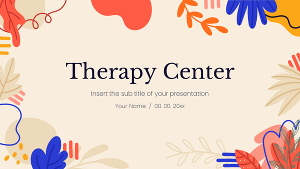 Therapy Center Free PowerPoint Template and Google Slides Theme