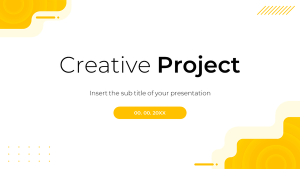 Creative Project Free PowerPoint Template and Google Slides Theme