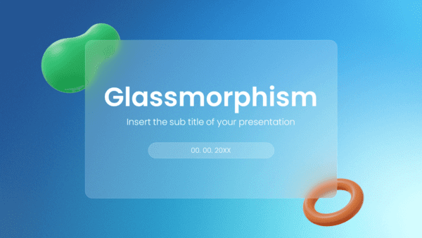 Glassmorphism Free PowerPoint Template and Google Slides Theme