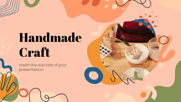 Handmade Craft Free PowerPoint Template and Google Slides Theme