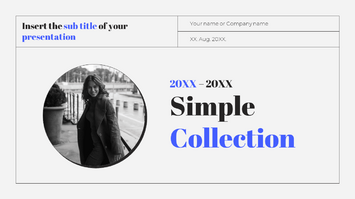 Simple Collection Free PowerPoint Templates and Google Slides Themes