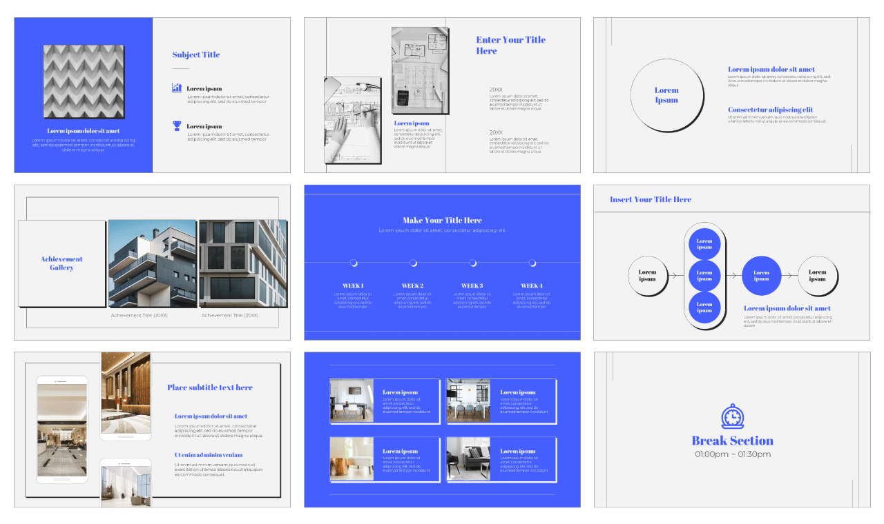 Simple Collection PowerPoint Templates Google Slides Themes Free Download